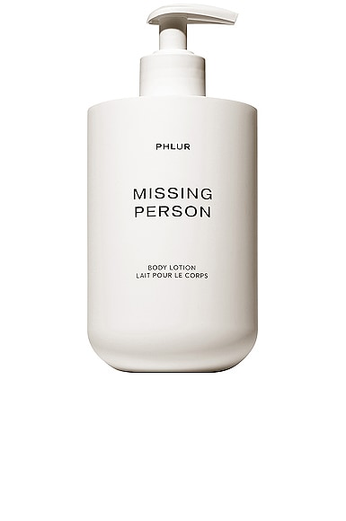 Missing Person Body Lotion