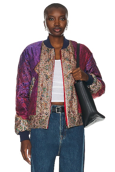 Pierre-Louis Mascia Quilted Bomber in Multi