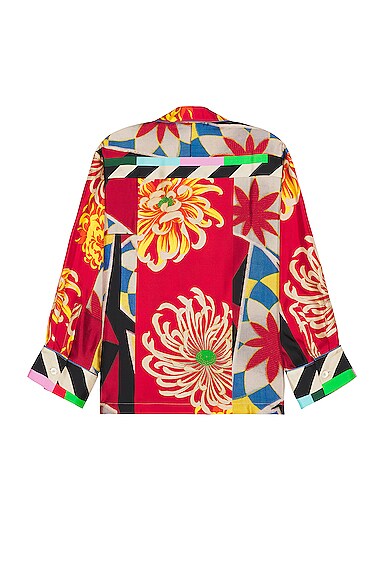 Shop Pierre-louis Mascia Camicia Manica Lunga In Multicolor