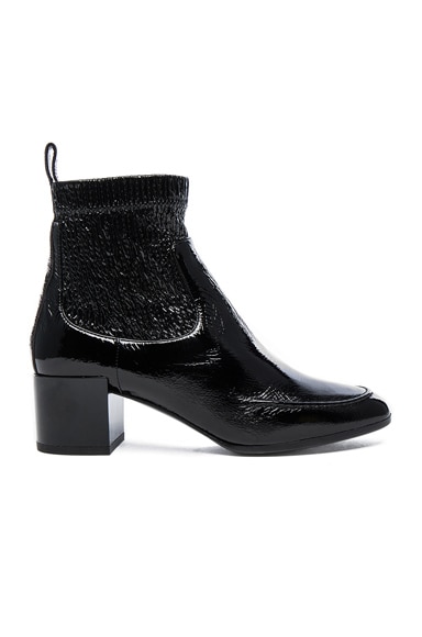 Patent Leather Ace Booties