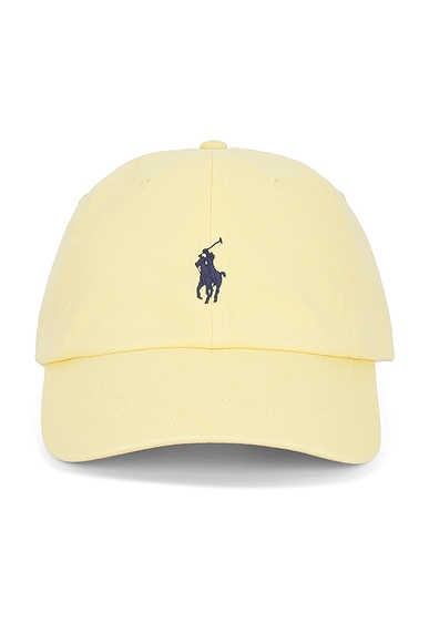 Polo Ralph Lauren Chino Sport Cap in Wicket Yellow