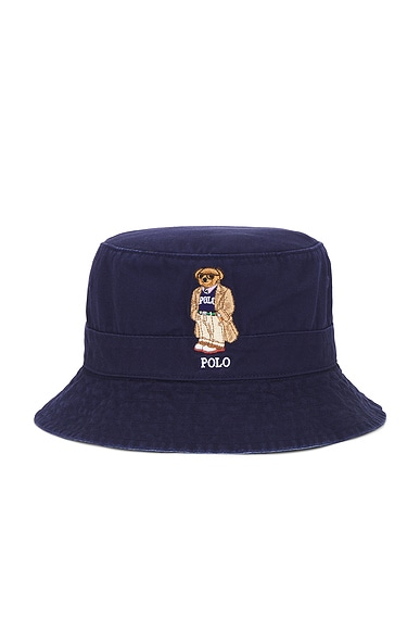 Classic Twill Novelty Bear Loft Bucket Hat