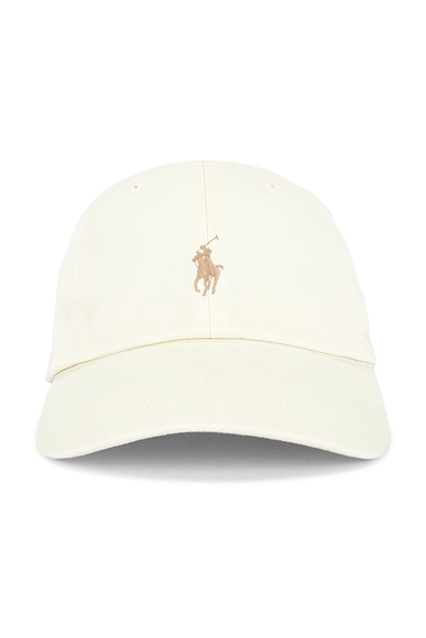 Polo Ralph Lauren Chino Sport Cap in Parchment Cream