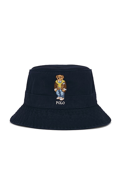 Cotton Twill Novelty Bear Loft Bucket Hat