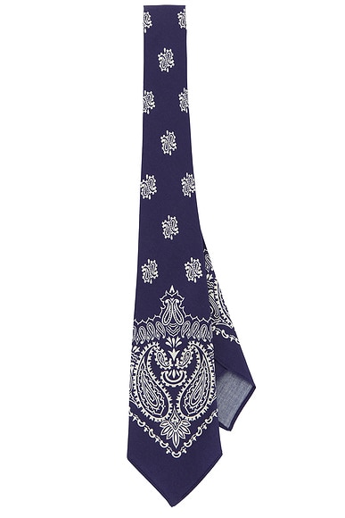 Bandana Print Woven Neck Tie