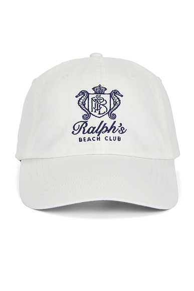 Cotton Twill Novelty Ralph's Beach Club Sport Cap
