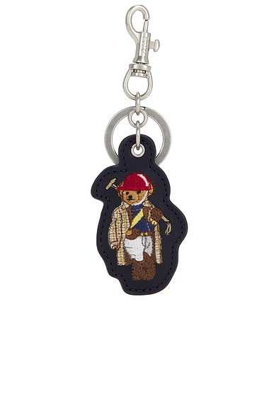 Leather Novelty Bear Keyfob