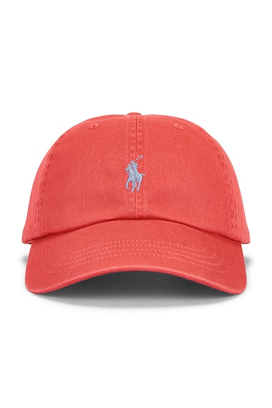 Polo Ralph Lauren Chino Sport Cap in Red Sky