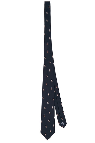 Silk Polo Player Neck Tie