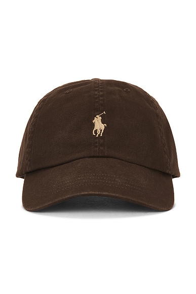 Polo Ralph Lauren Chino Sport Cap in Nutmeg Brown