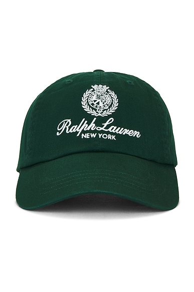 Polo Ralph Lauren Embroidered Script Sport Cap in New Forest