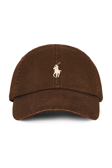 Polo Ralph Lauren Chino Sport Cap in Cooper Brown