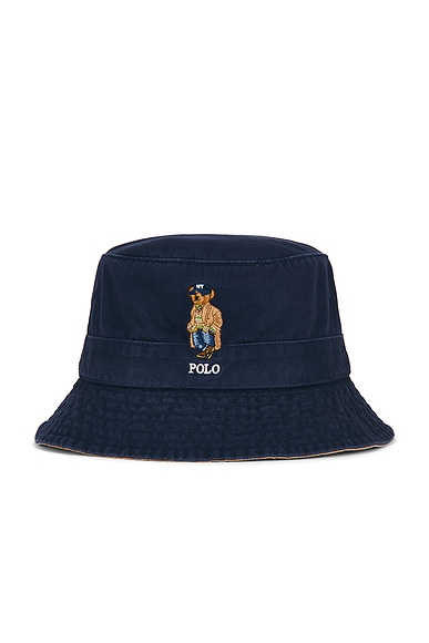 Cotton Twill Novelty Bear Loft Bucket Hat