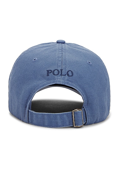 Shop Polo Ralph Lauren Chino Cap In Carson Blue & Adirondack Navy