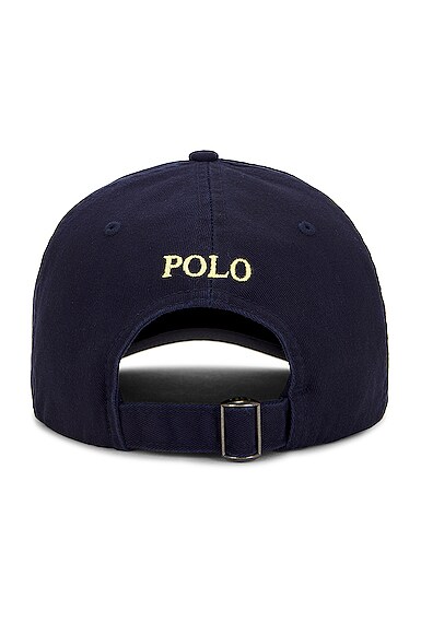 Shop Polo Ralph Lauren Chino Cap In Relay Blue