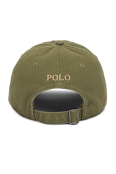 Shop Polo Ralph Lauren Chino Sport Cap In Dark Sage