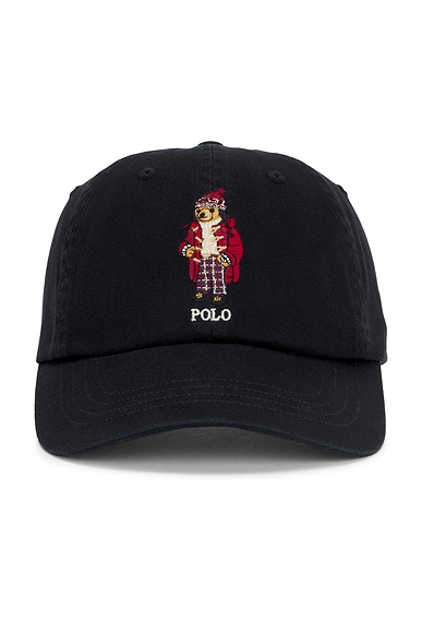 Polo Ralph Lauren Bear Cap in Polo Black FWRD