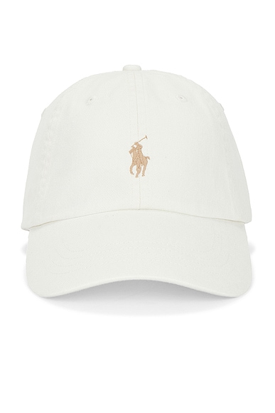 Polo Ralph Lauren Chino Sport Cap in Parchment Cream