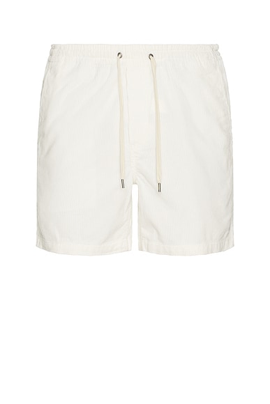 Polo Ralph Lauren Corduroy Prepster Short in Warm White