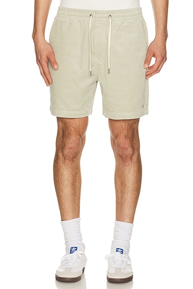 8 Wale Soft Fade Corduroy Pull On Prepster Short 6"