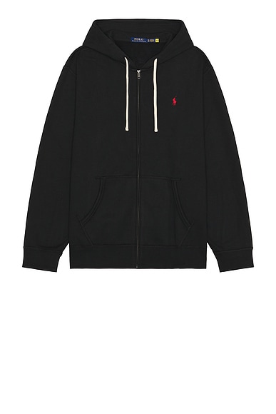 Polo Ralph Lauren Full Zip Hoodie in Black