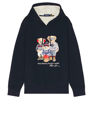 Polo Ralph Lauren Long Sleeve Bear Sweatshirt in FA24 RL Navy Bear Family