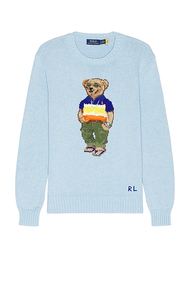 Beach Shop Bear Crewneck Sweater