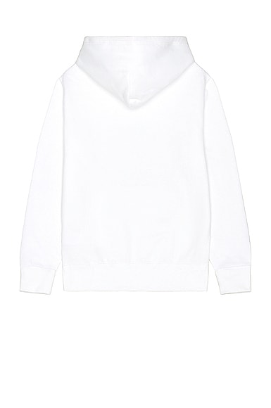 Shop Polo Ralph Lauren Fleece Hoodie In White
