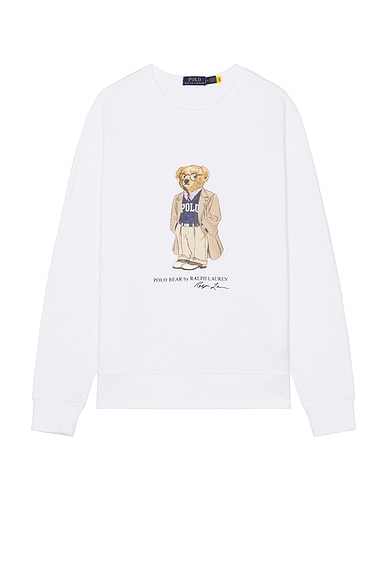 Fleece Novelty Bear Crewneck Sweatshirt