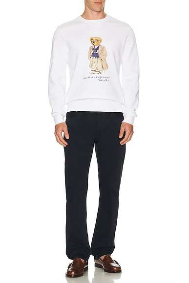 Fleece Novelty Bear Crewneck Sweatshirt