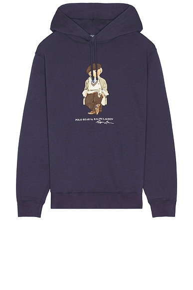 Vintage Fleece Novelty Bear Hoodie