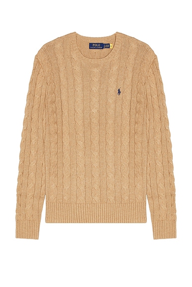 Cable Knit Crewneck Sweater