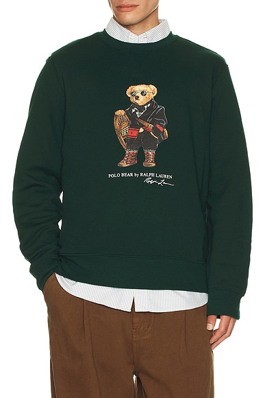 Novelty Holiday Bear Crewneck Sweatshirt