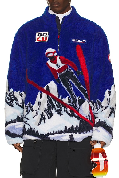 Winter Olympics Hi Pile Fleece Sweatshirt