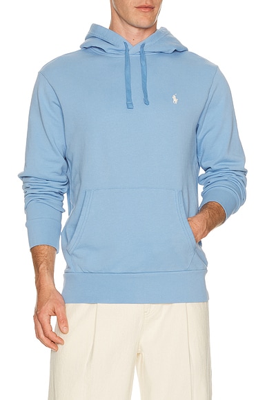 Polo Ralph Lauren Long Sleeve Loopback Terry Hoodie in Bristol Blue
