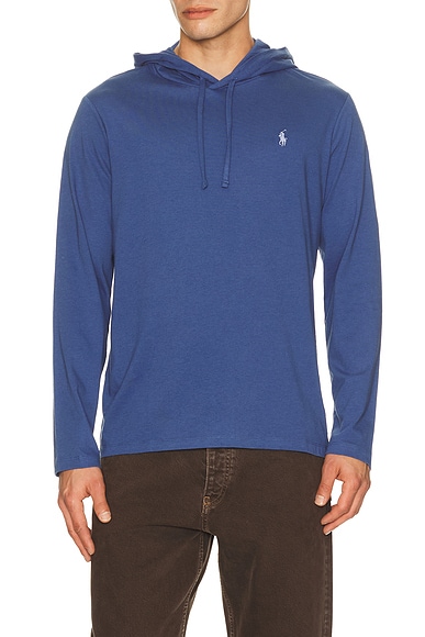 Long Sleeve Jersey Knit Hooded T-Shirt