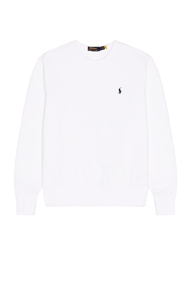 Polo Ralph Lauren Fleece Sweatshirt in White
