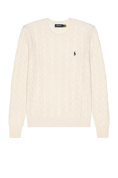 Polo Ralph Lauren Cable Sweater in Andover Cream