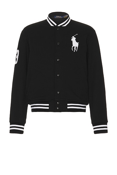 Polo Ralph Lauren Varsity Jacket in Black