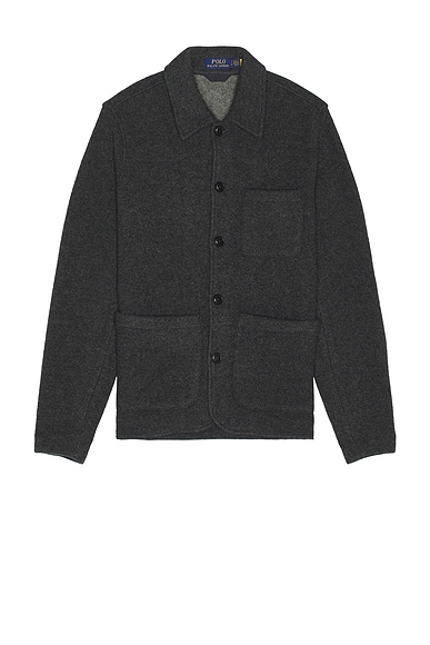 Brushed Double Knit Chore Jacket