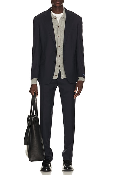 Polo Ralph Lauren Solid Twill Suit in Classic Navy