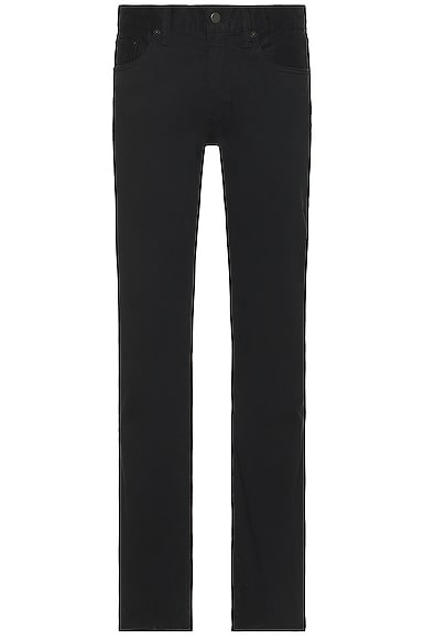 Polo Ralph Lauren 5 Pocket Sateen Chino Trouser In Polo Black