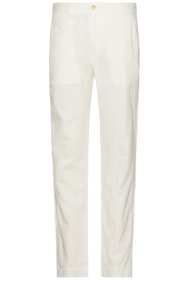 Bedford Cotton Linen Maritime Straight Pant
