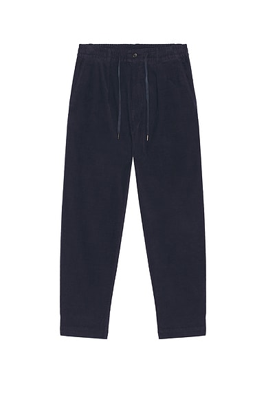 Garment Dyed Corduroy Prepster Pleated Pant