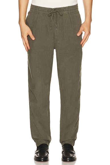 Polo Ralph Lauren Prepster Linen Pant in New Olive