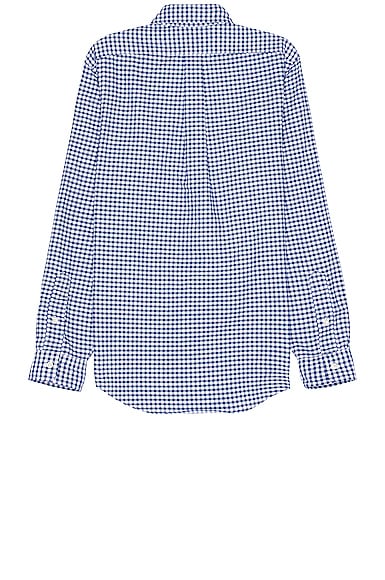 Shop Polo Ralph Lauren Oxford Sport Shirt In Blue & White Gingham