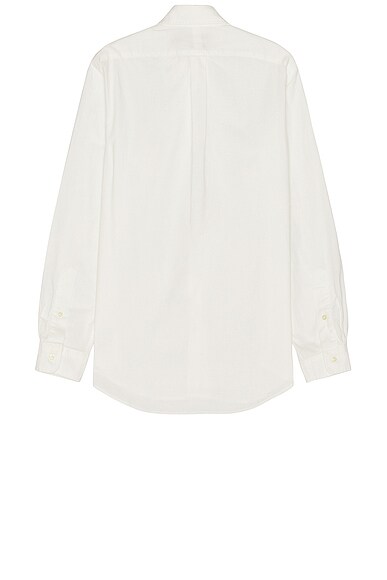Shop Polo Ralph Lauren Long Sleeve Chambray Shirt In White