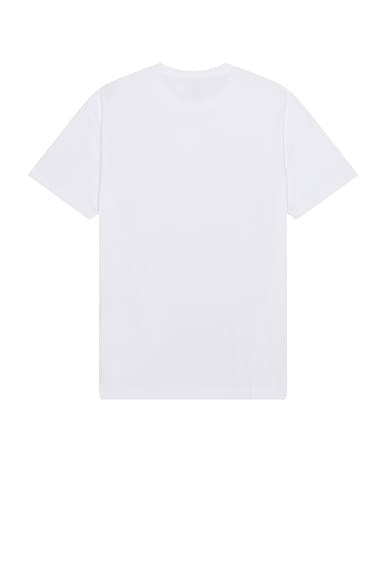 Polo Ralph Lauren Man White T-shirt With Embroidered Navy Blue Pony In White