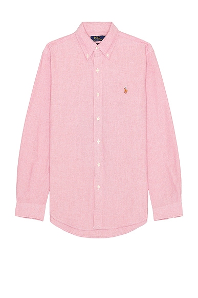 Polo Ralph Lauren Oxford Shirt in Sunrise Red