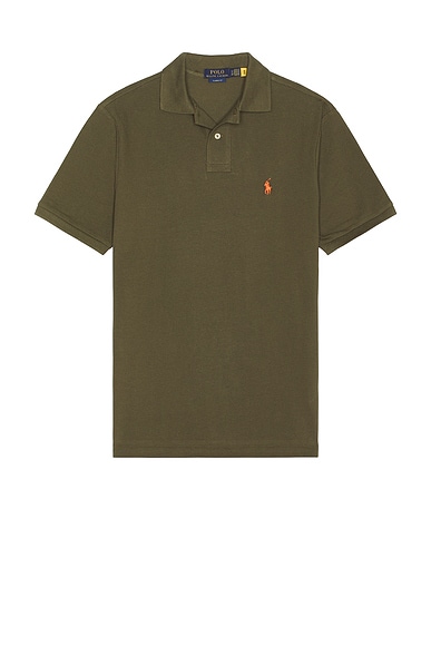Polo Ralph Lauren Mesh Short Sleeve Polo in Canopy Olive